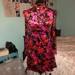 vintage velvet 60s dress